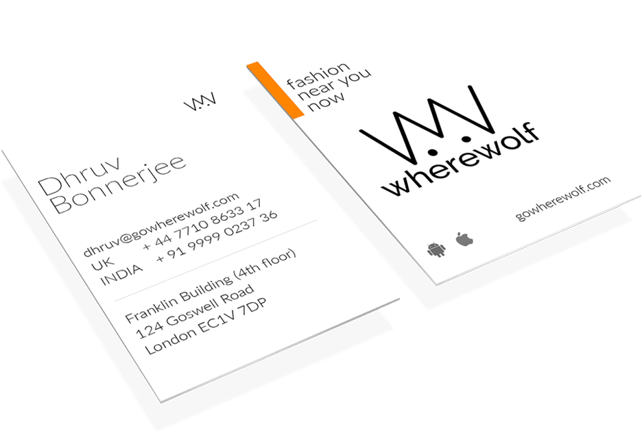Business Cards Design for Wherewolf
