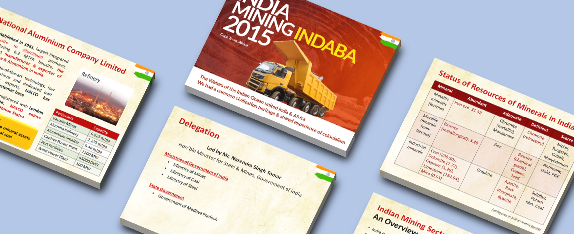 Powerpoint presentation for India Mining Indaba 2015