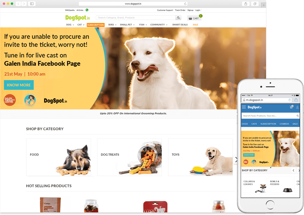 UI UX Design of Dogspot