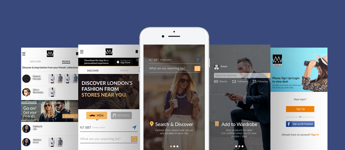 Wherewolf - UK based hyperlocal fashion locator mobile app
